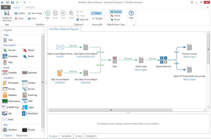 screenshot of Automate RPA